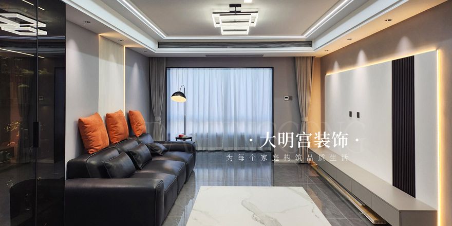 【大明宫装饰实景案例】116m²高级低调的轻奢风，畅享精致的生活态度